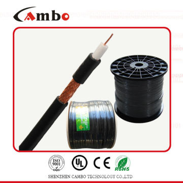 Cable coaxial rg11 blindado doble de la alta calidad 1000ft